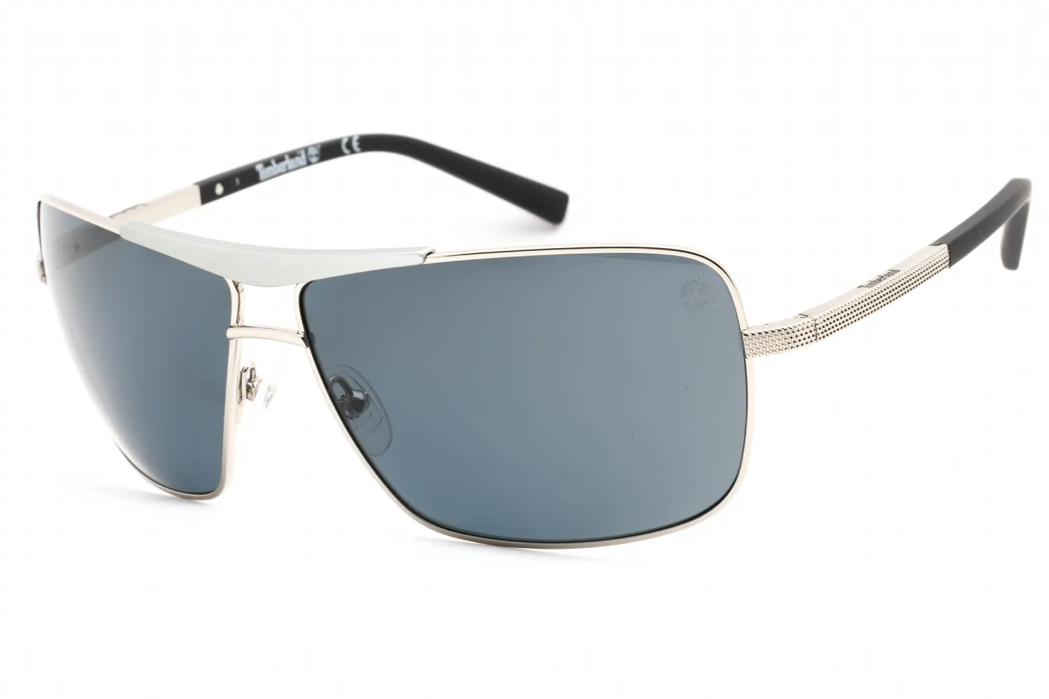Timberland TB9258 10D Sunglasses Shiny Light Nickeltin 64mm Men