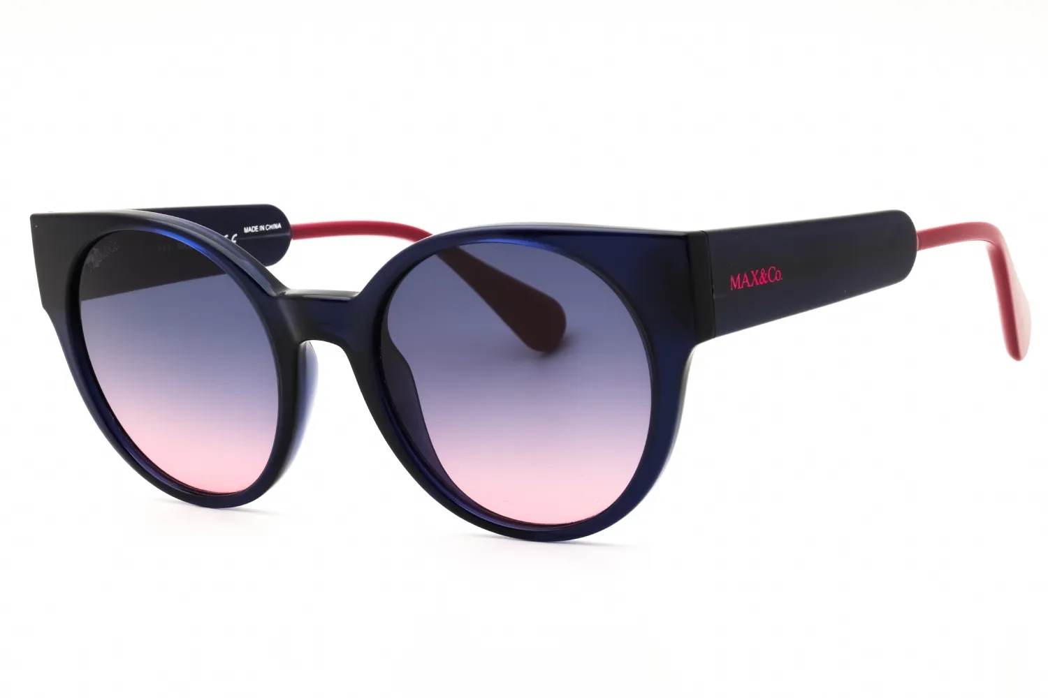 Max & Co MO0035 90W Sunglasses Shiny Blue 54mm Women