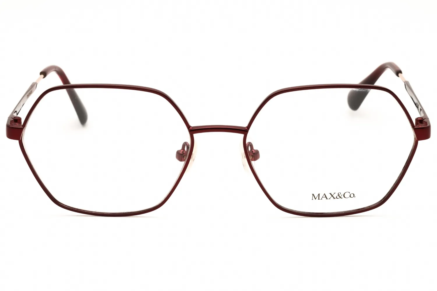 Max & Co MO5036 069 Eyeglasses Shiny Bordeaux 54mm Women 2