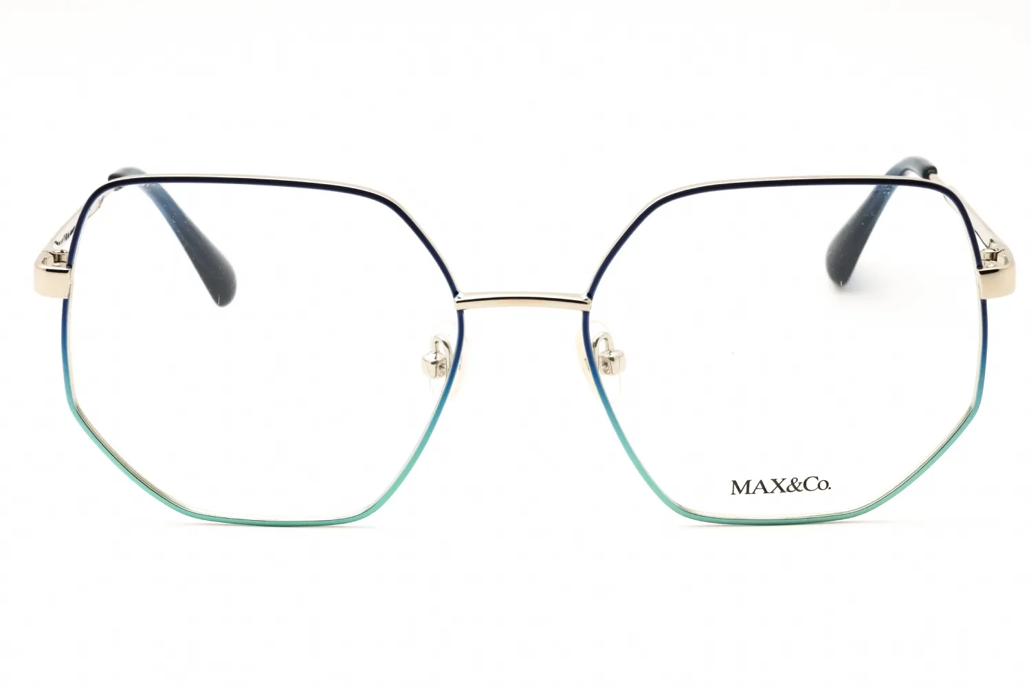 Max & Co MO5037 016 Eyeglasses Shiny Palladium 55mm Women 2