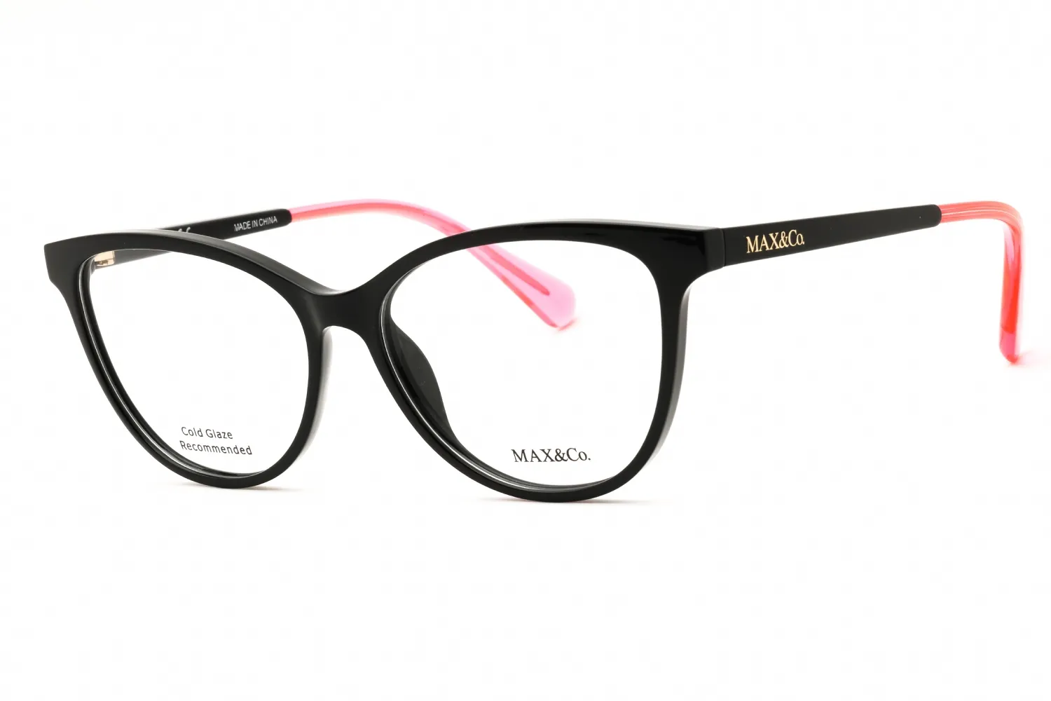 Max & Co MO5039 001 Eyeglasses Shiny Black 54mm Women