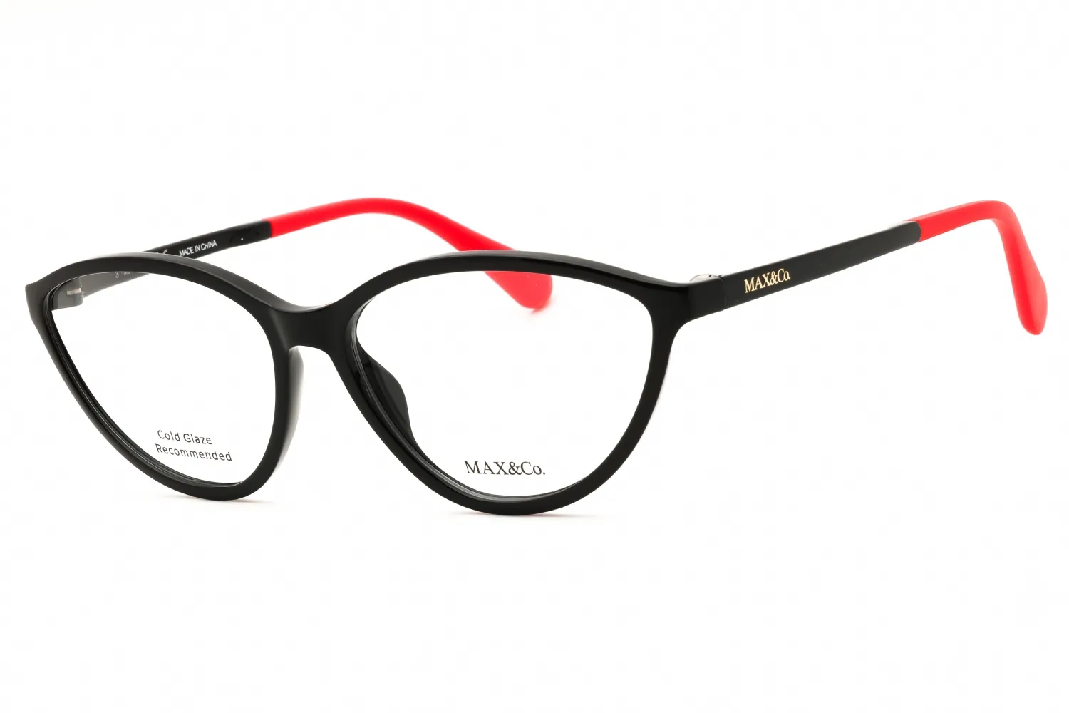 Max & Co MO5044 001 Eyeglasses Shiny Black 55mm Women