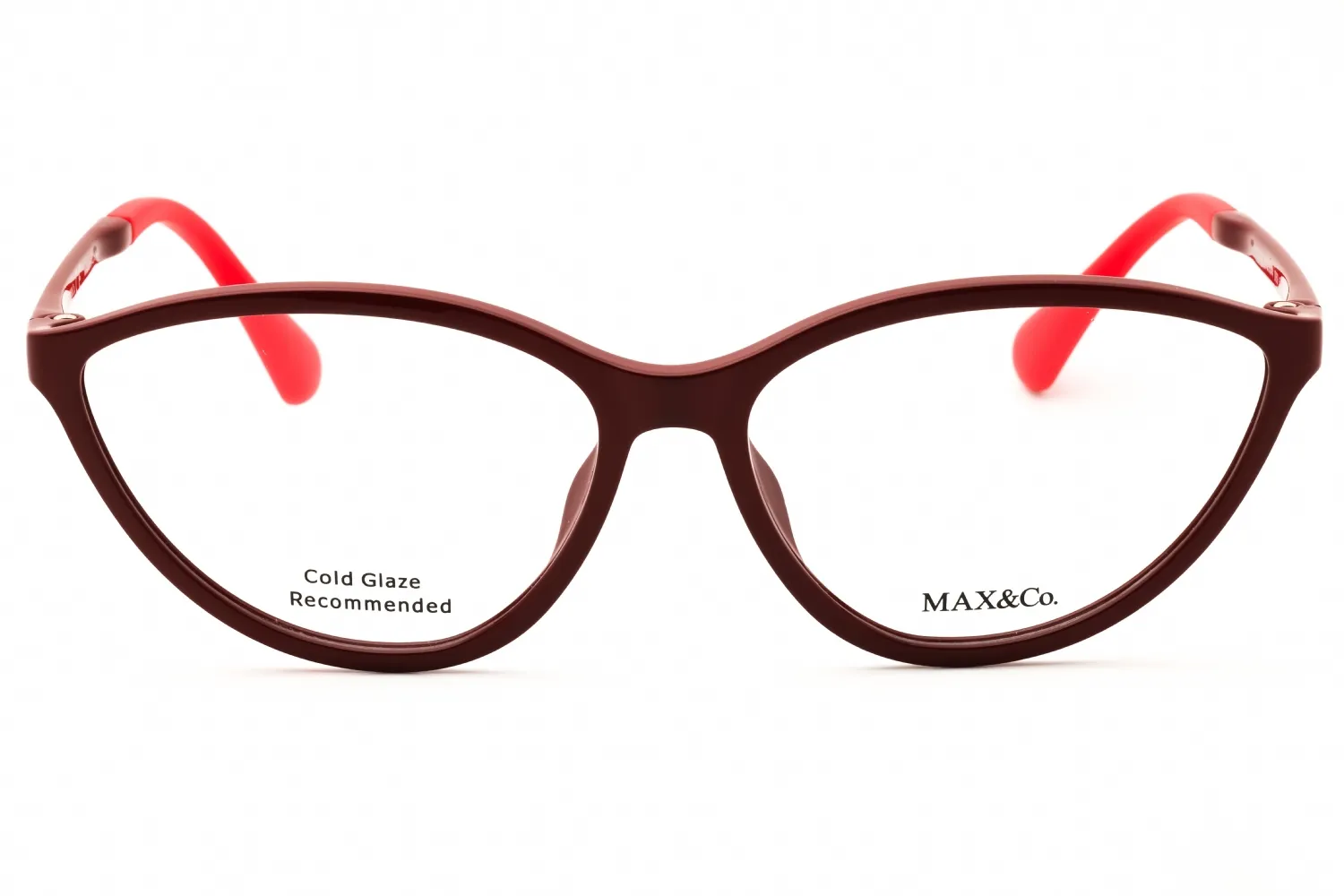 Max & Co MO5044 069 Eyeglasses Shiny Bordeaux 55mm Women 2