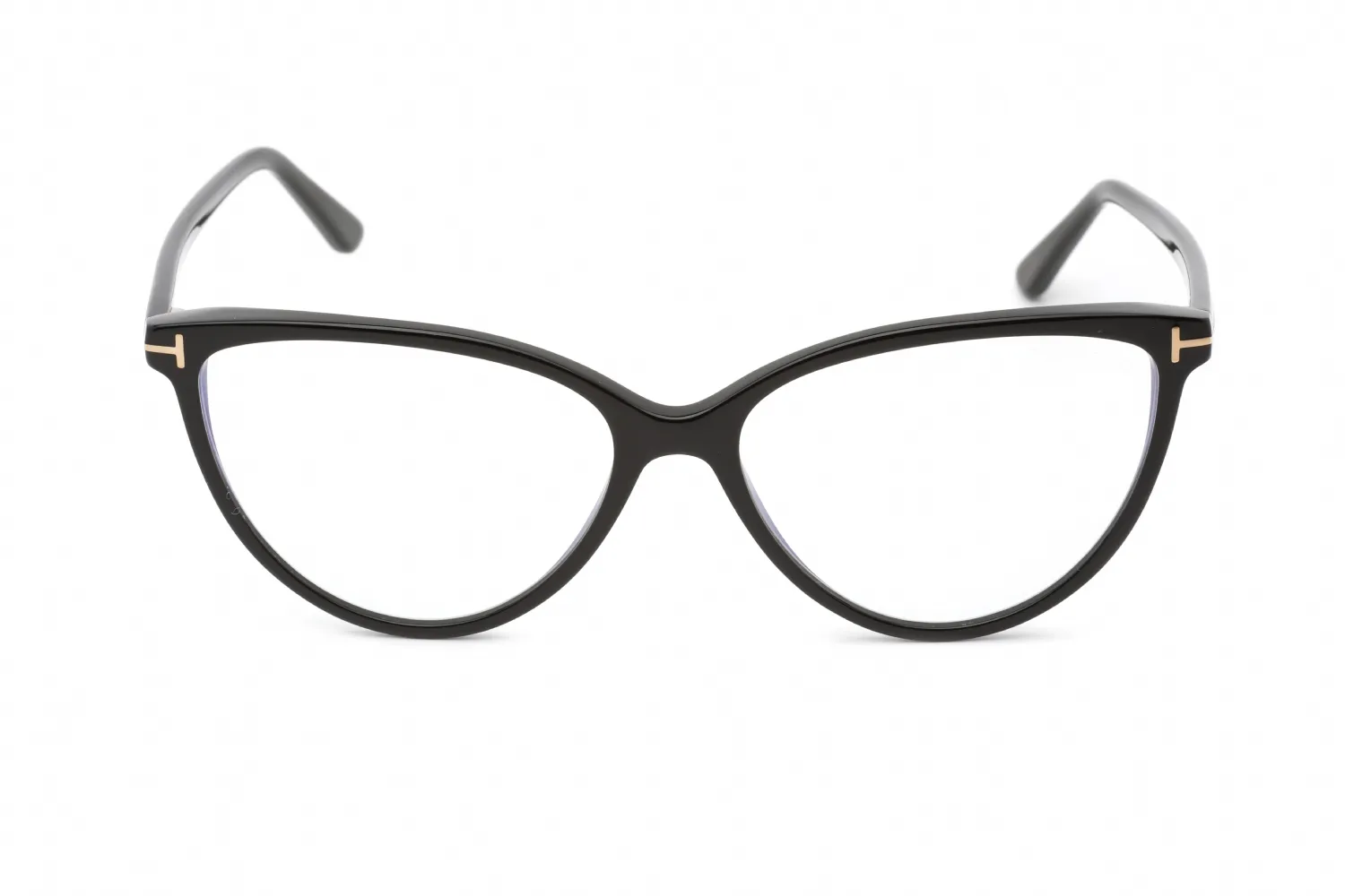 Tom Ford FT5743-B 002 Eyeglasses Shiny Black 57mm Women 2