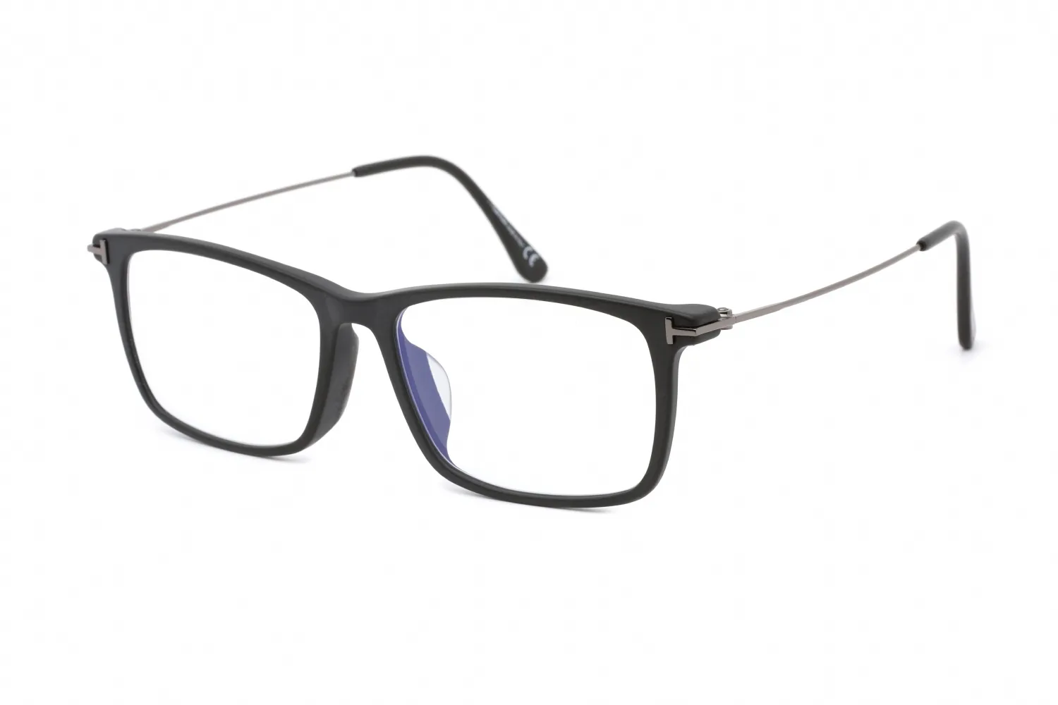 Tom Ford FT5758-F-B 002 Eyeglasses Matte Black 56mm Men