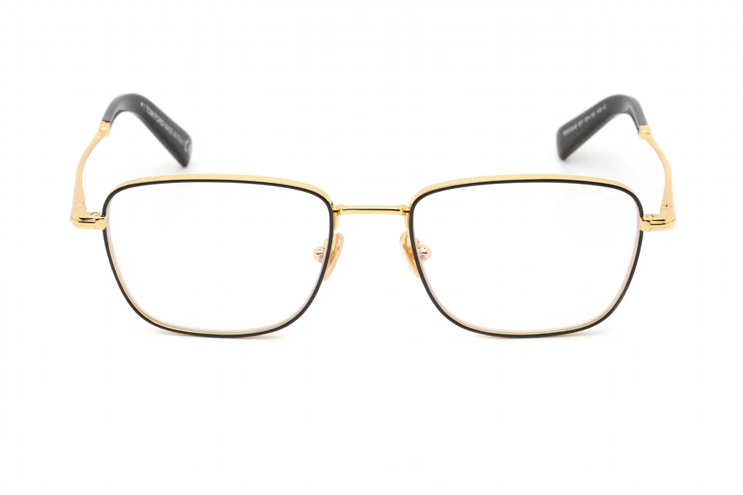 Tom Ford FT5748-B 001 Eyeglasses Shiny Black 53mm Men 2