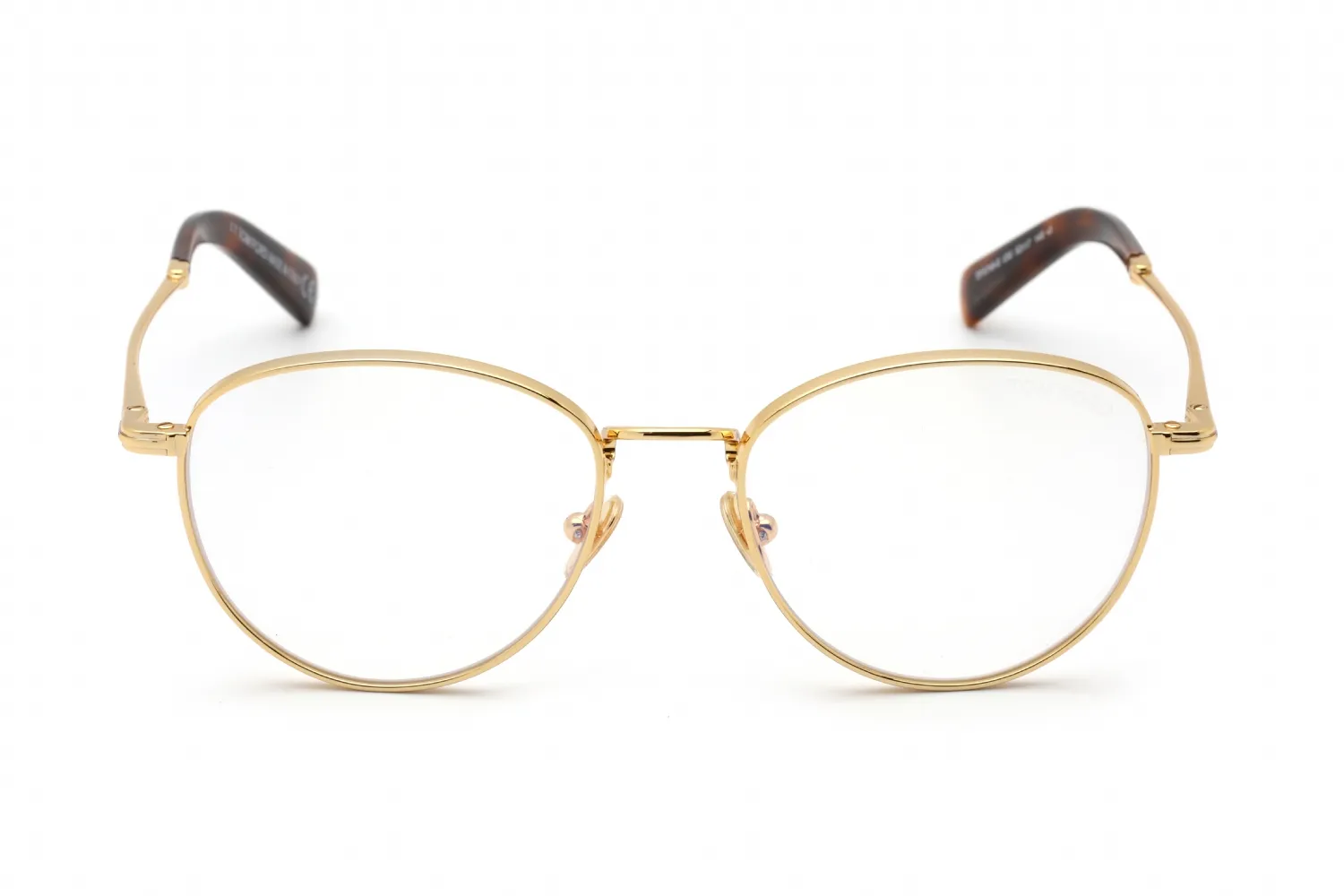 Tom Ford FT5749-B 030 Eyeglasses Shiny Deep Gold 52mm Men 2