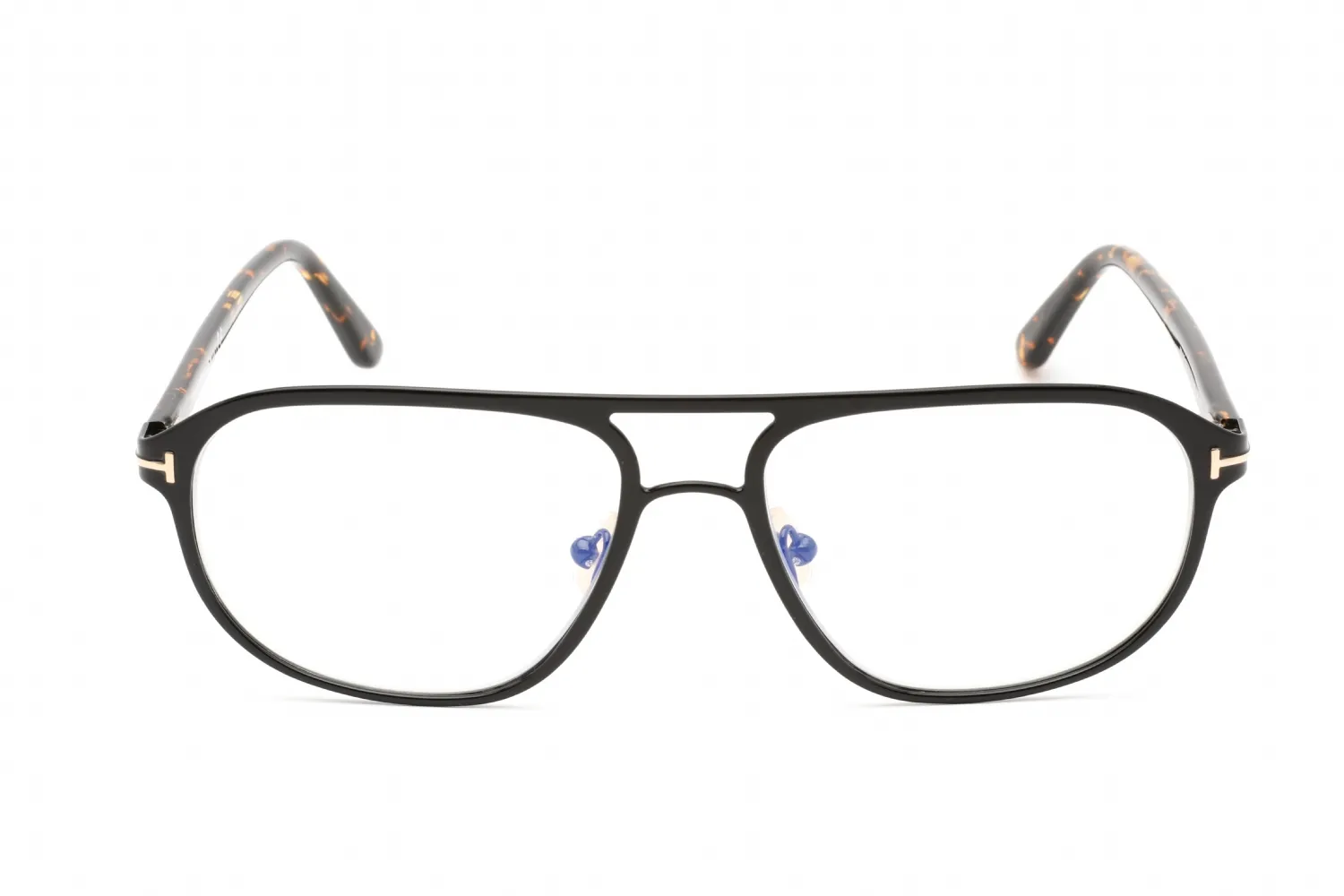 Tom Ford FT5751-B 001 Eyeglasses Shiny Black 55mm Men 2