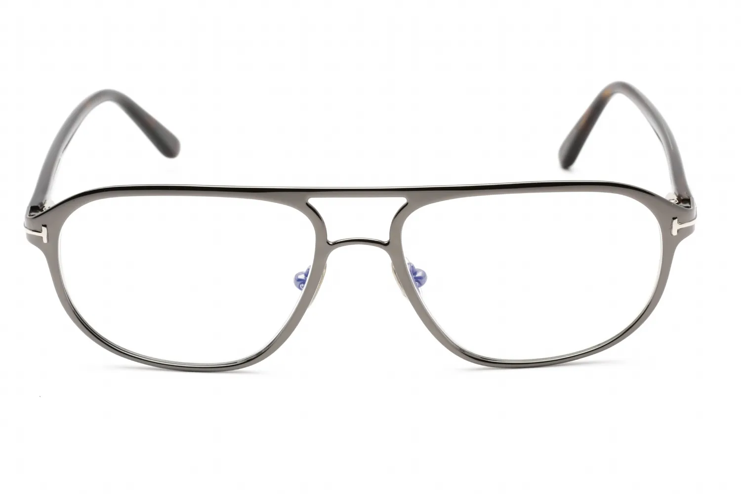 Tom Ford FT5751-B 012 Eyeglasses Shiny Dark Ruthenium 55mm Men 2