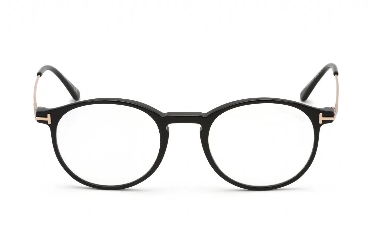 Tom Ford FT5759-B 001 Eyeglasses Shiny Black 49mm Men 2
