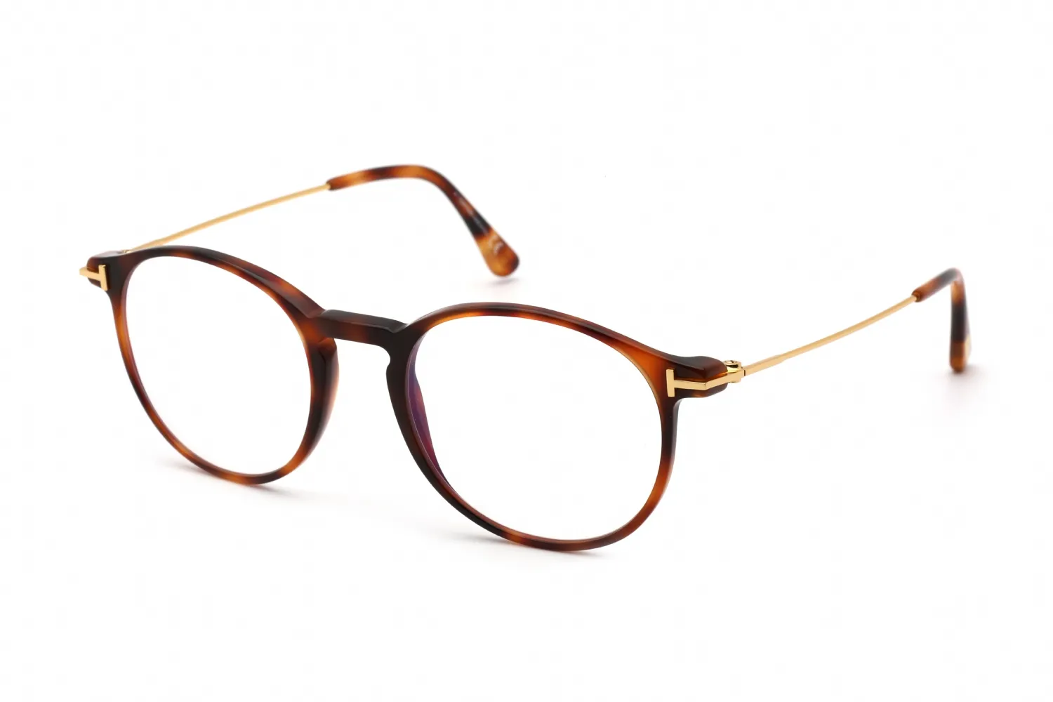 Tom Ford FT5759-B 053 Eyeglasses Blonde Havana 51mm Men