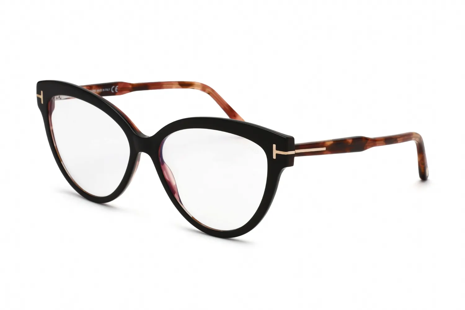 Tom Ford FT5763-B 005 Eyeglasses Black 56mm Women