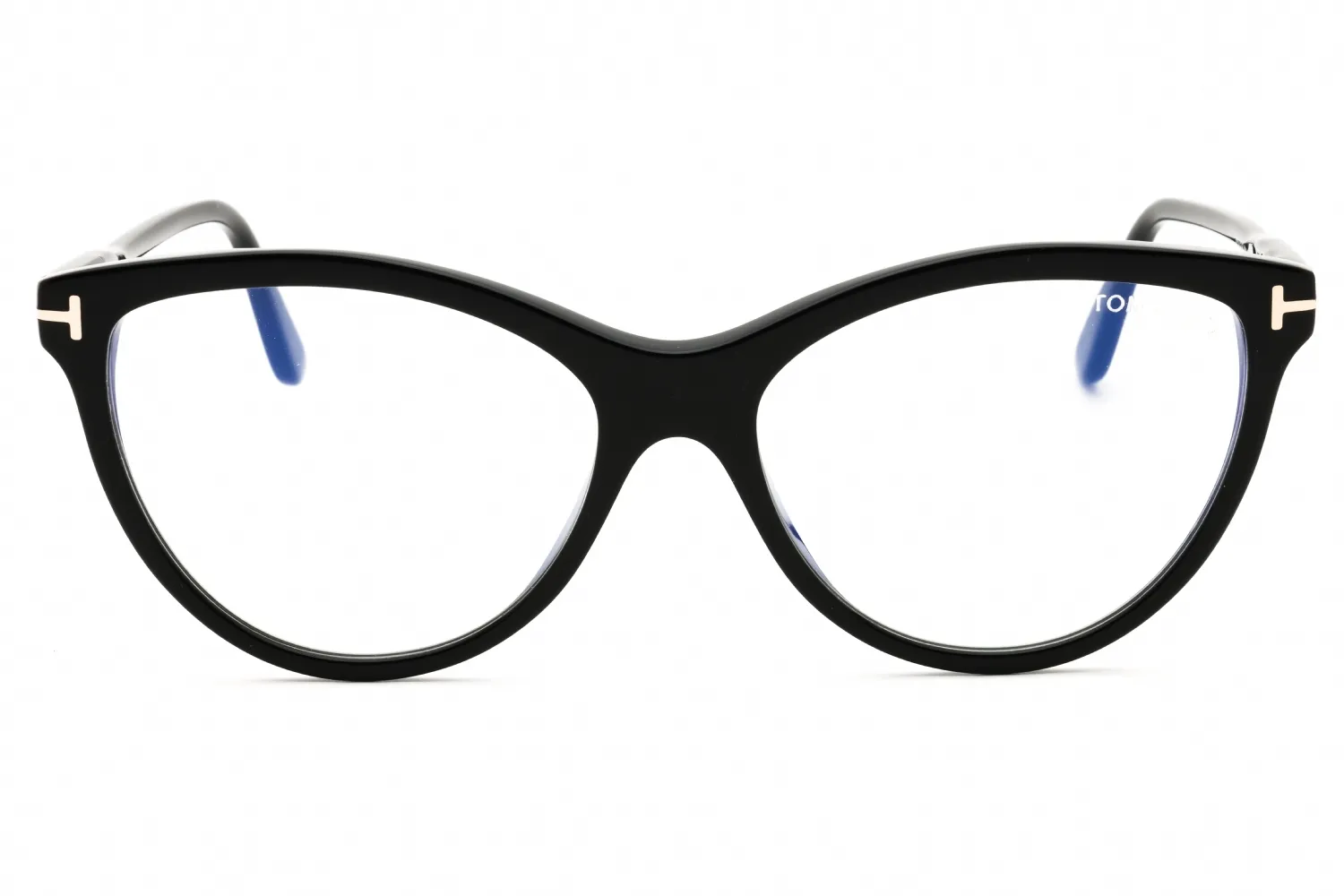 Tom Ford FT5772-B 001 Eyeglasses Shiny Black 55mm Women 2