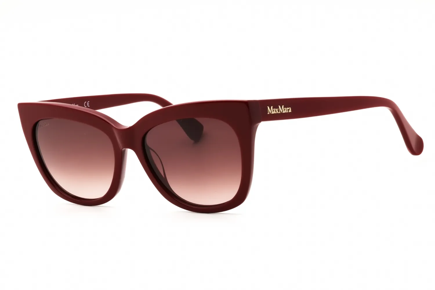 Max Mara MM0009 66F Sunglasses Shiny Red 55mm Women