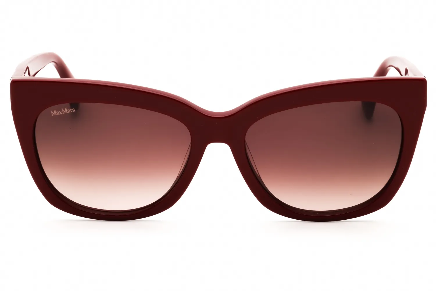 Max Mara MM0009 66F Sunglasses Shiny Red 55mm Women 2