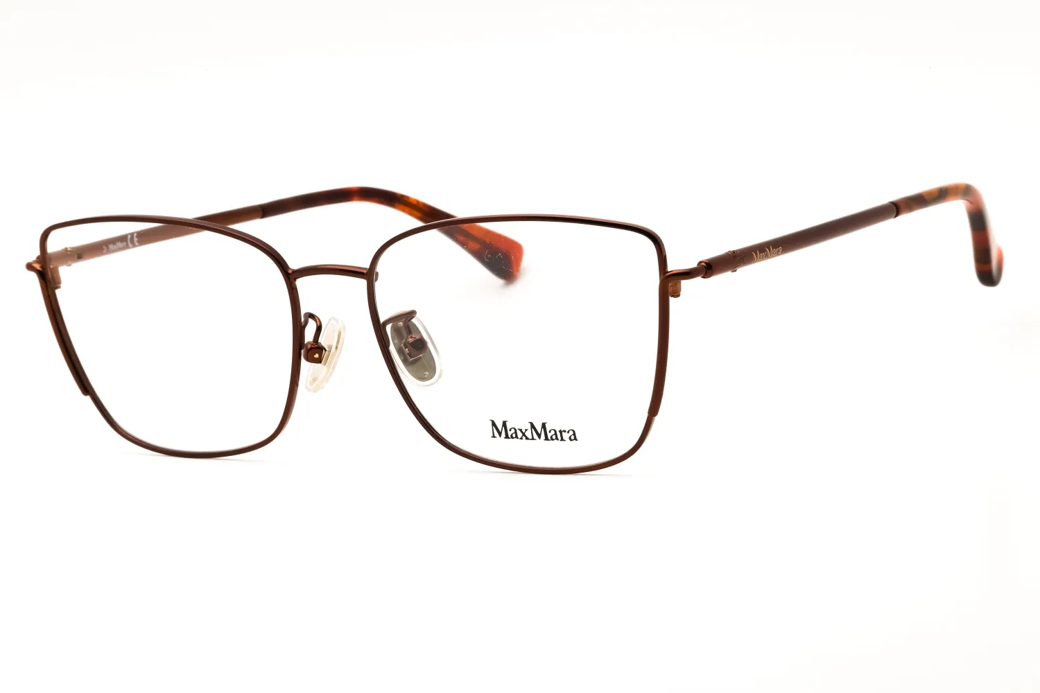 Max Mara MM5004-H 034 Eyeglasses Shiny Light Bronze 55mm Women