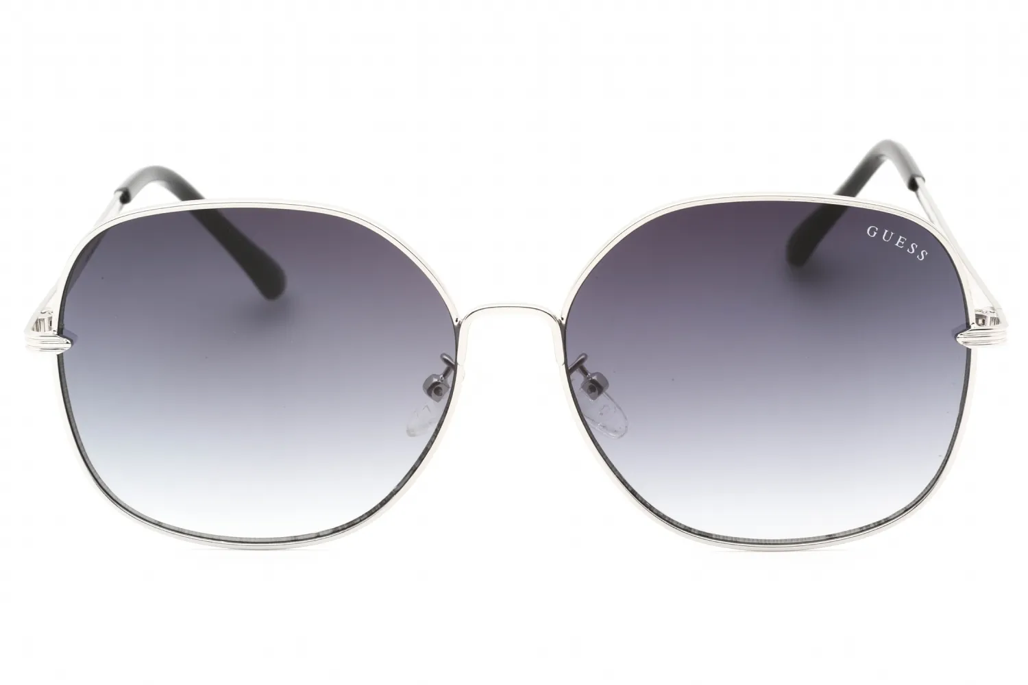 Guess Factory GF0385 10B Sunglasses Shiny Light Nickeltin 61mm Women 2