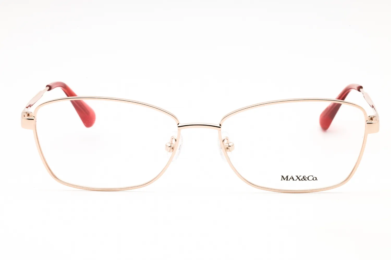 Max & Co MO5056 028 Eyeglasses Shiny Rose Gold 54mm Women 2