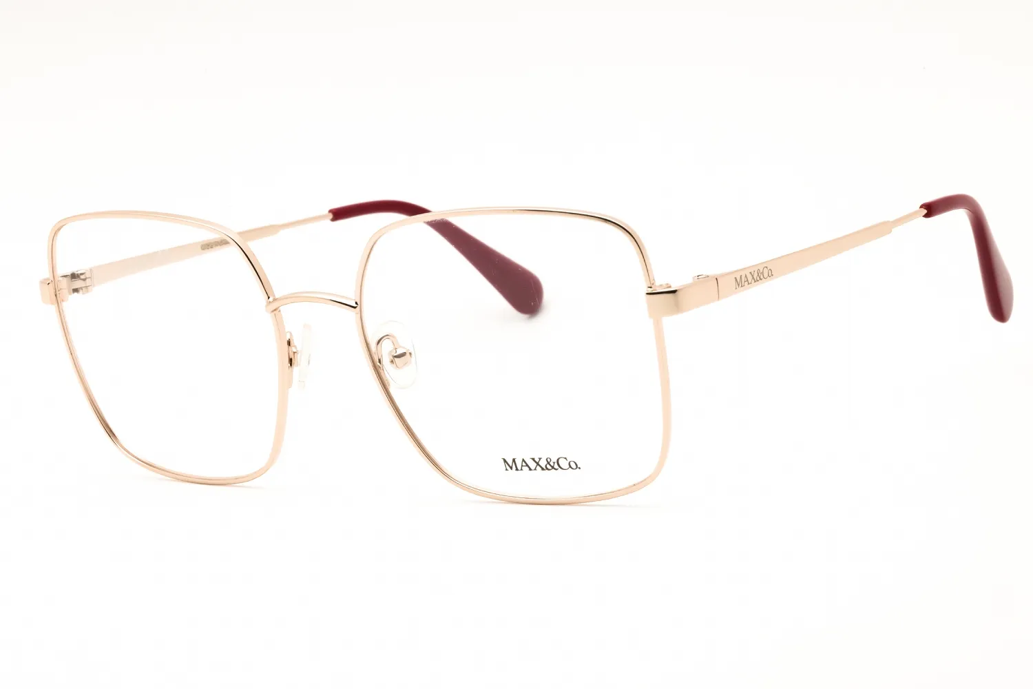 Max & Co MO5057 028 Eyeglasses Shiny Rose Gold 55mm Women