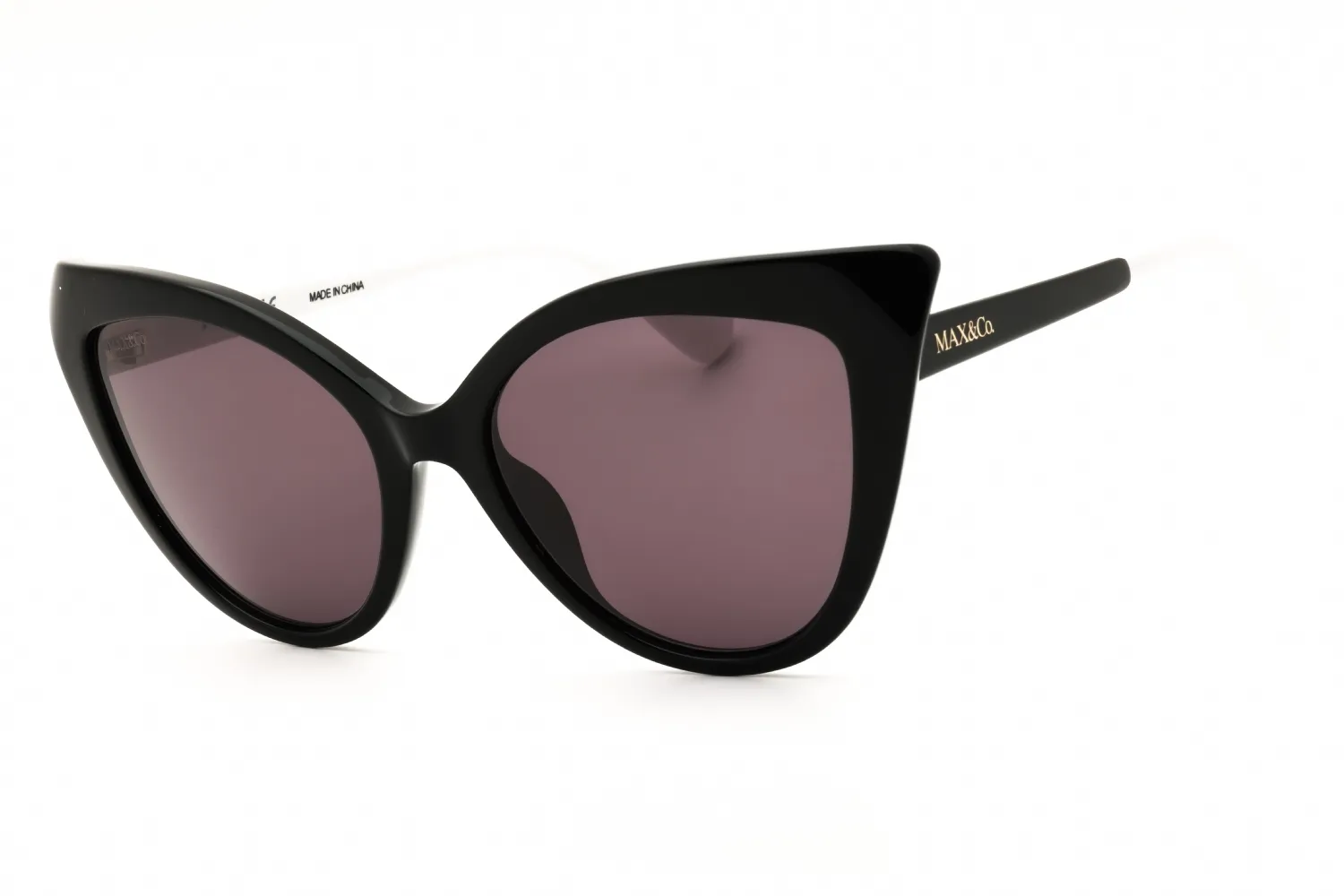 Max &amp; Co MO0038 01A Sunglasses Shiny Black 56mm Women