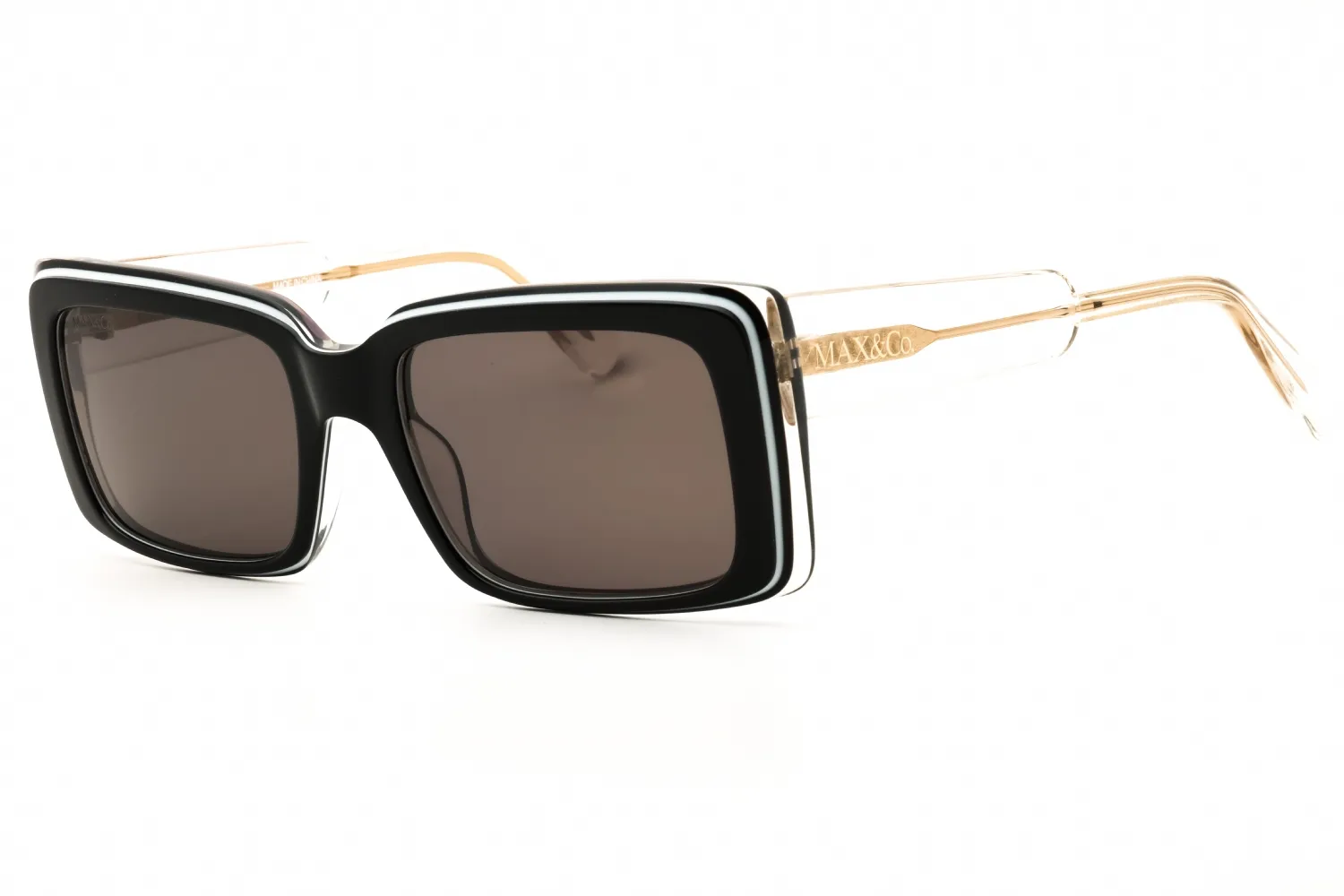 Max & Co MO0040 01A Sunglasses Shiny Black 53mm Women