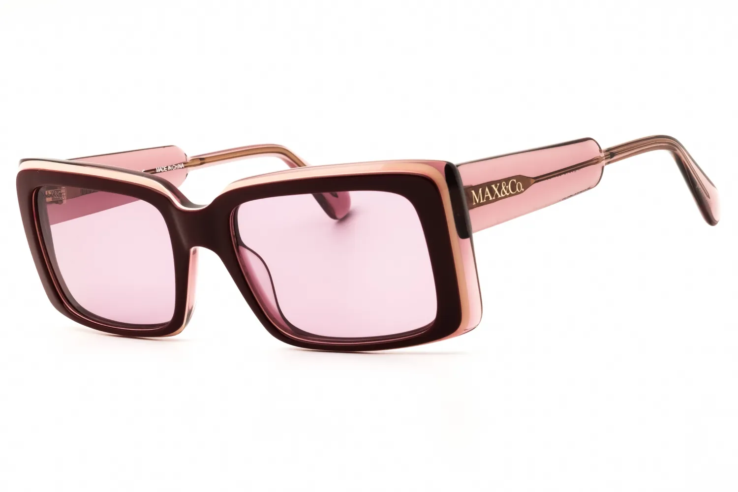 Max & Co MO0040 69Y Sunglasses Shiny Bordeaux 53mm Women