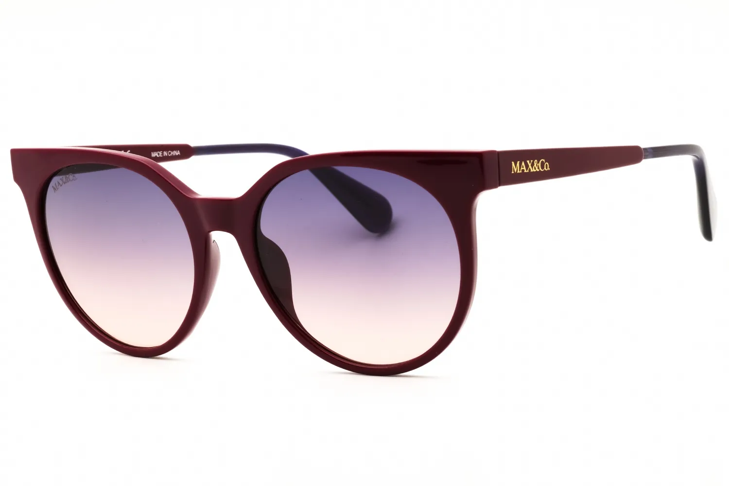 Max & Co MO0044 69W Sunglasses Shiny Bordeaux 53mm Women