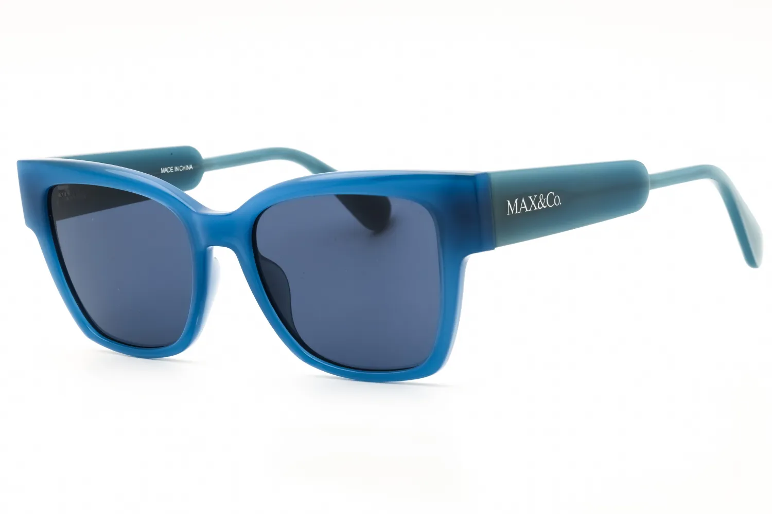 Max & Co MO0045 90V Sunglasses Shiny Blue 52mm Women