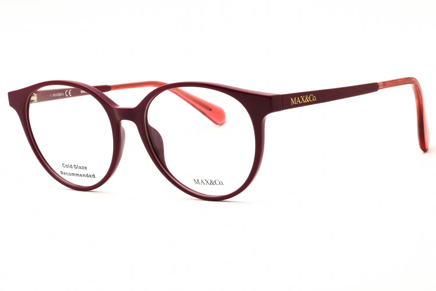 Max & Co MO5053 066 Eyeglasses Shiny Red 53mm Women