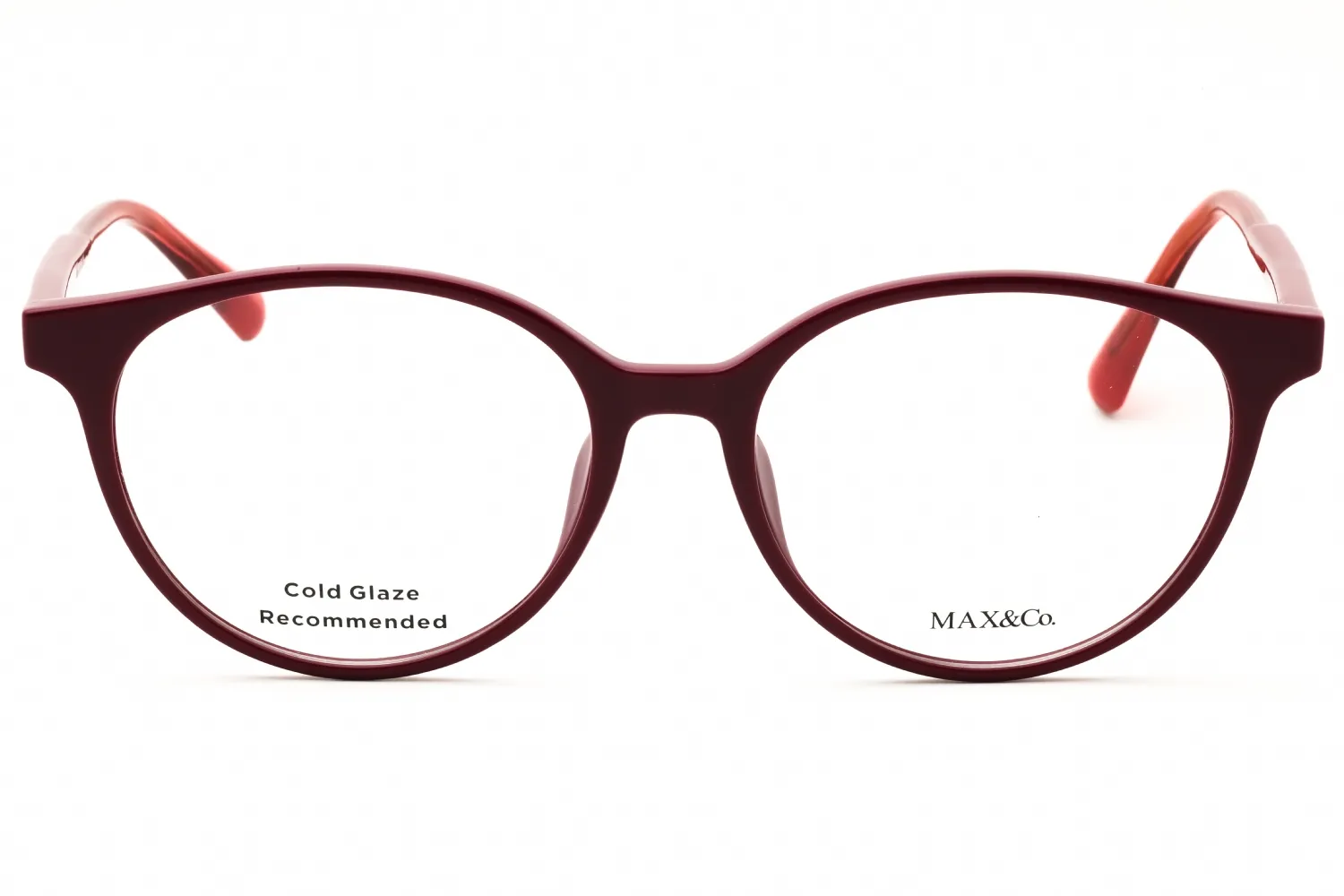 Max & Co MO5053 066 Eyeglasses Shiny Red 53mm Women 2