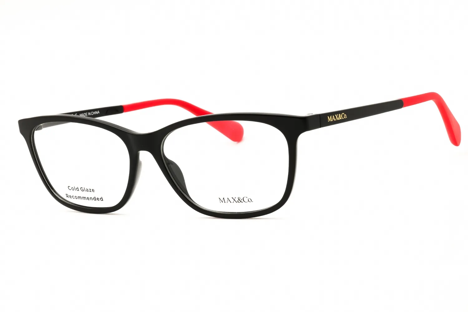 Max & Co MO5054 001 Eyeglasses Shiny Black 55mm Women