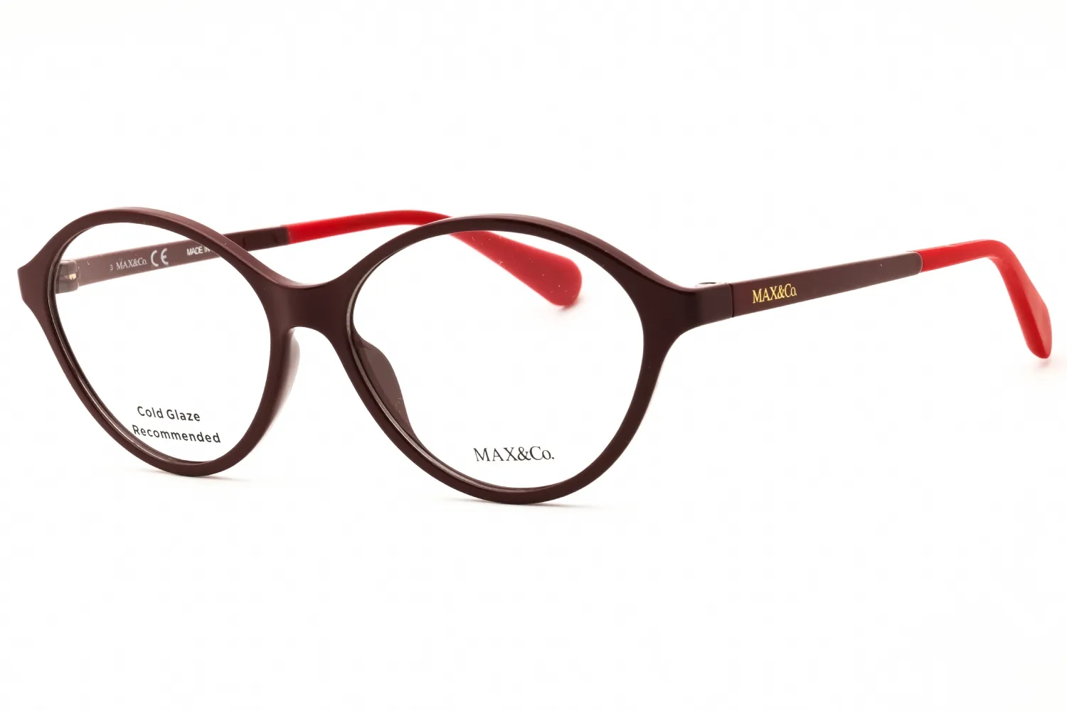 Max & Co MO5055 069 Eyeglasses Shiny Bordeaux 54mm Women