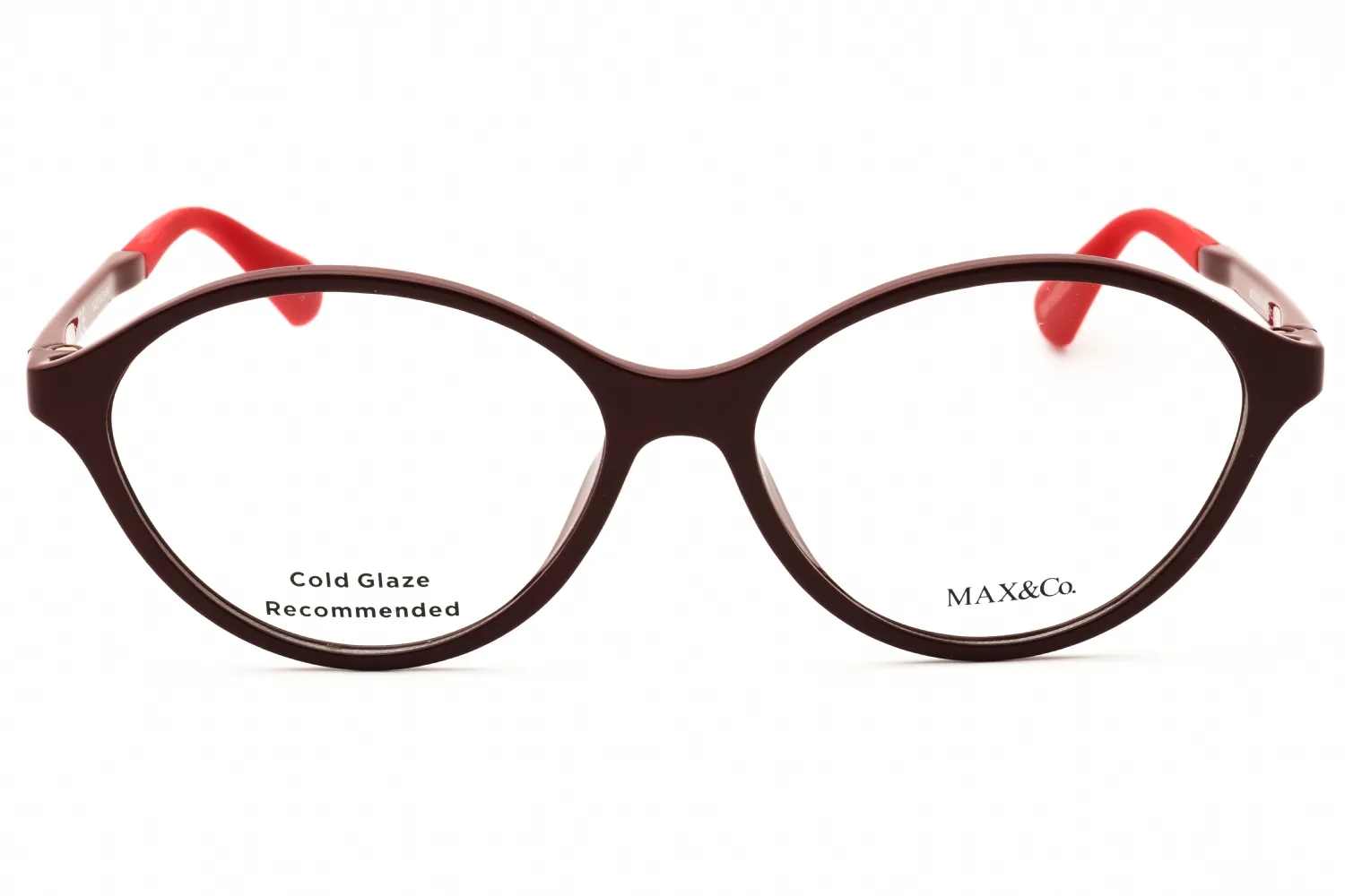 Max & Co MO5055 069 Eyeglasses Shiny Bordeaux 54mm Women 2
