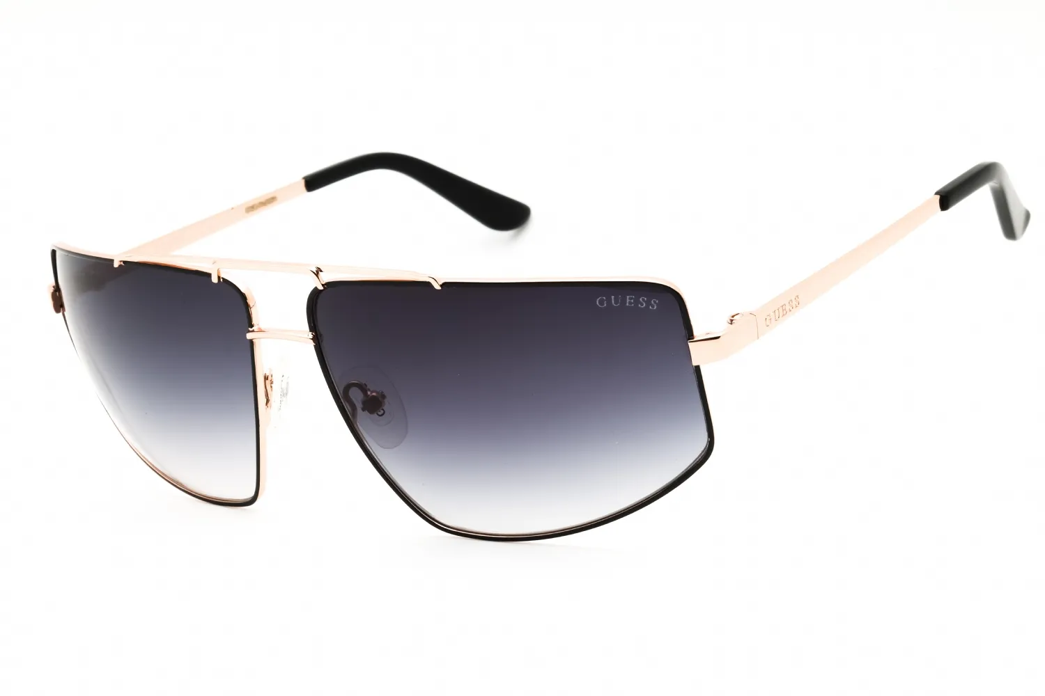 Guess GU5207 28B Sunglasses Shiny Rose Gold 64mm Men