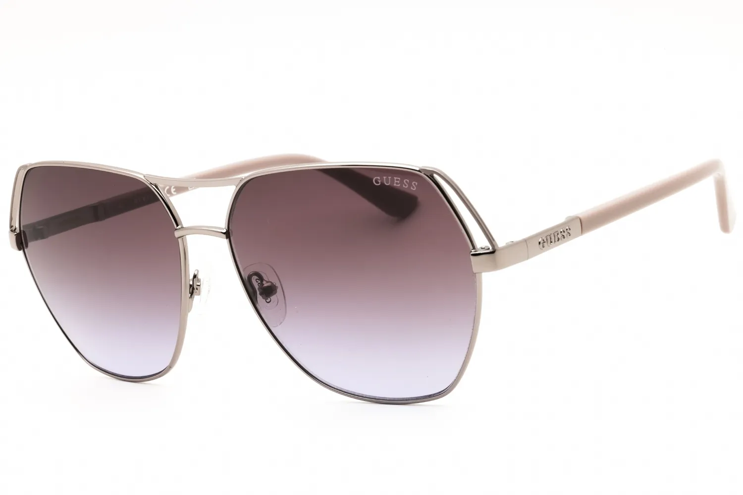 Guess GU7825 08Z Sunglasses Shiny Gunmetal 60mm Women