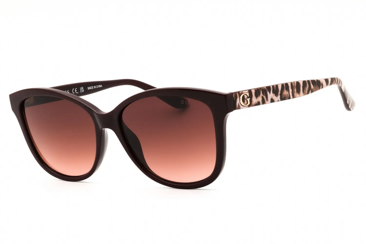 Guess GU7828 69F Sunglasses Shiny Bordeaux 56mm Women