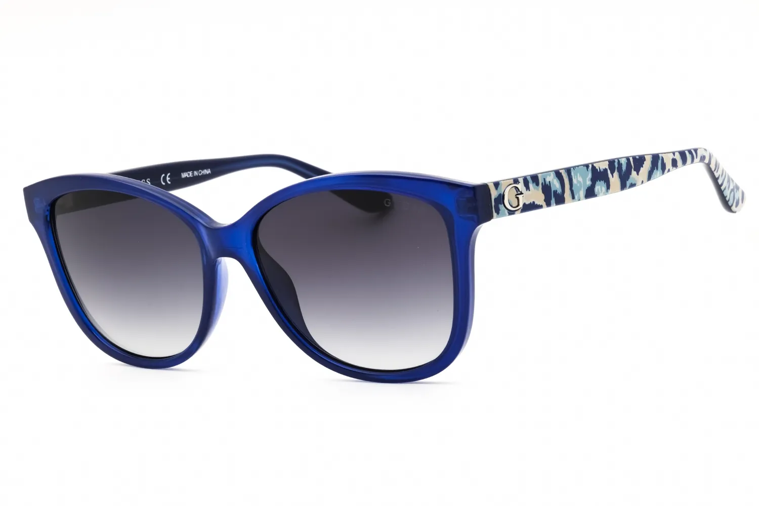 Guess GU7828 90B Sunglasses Shiny Blue 56mm Women