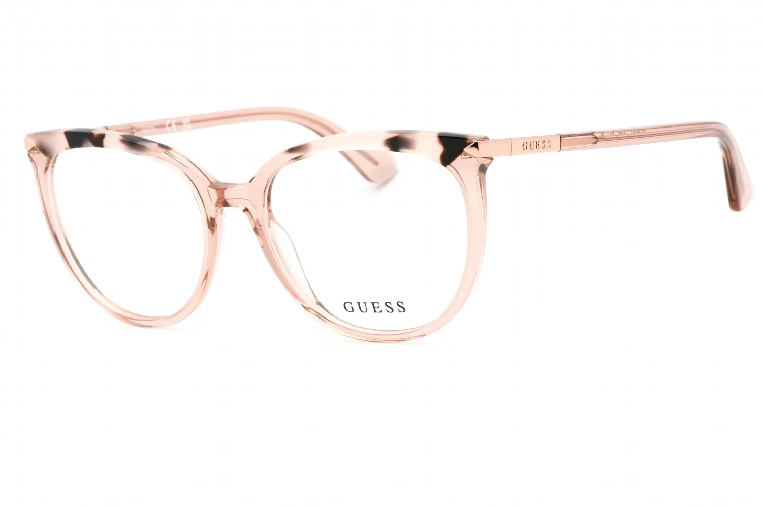 Guess GU2881 057 Eyeglasses Shiny Beige 53mm Women