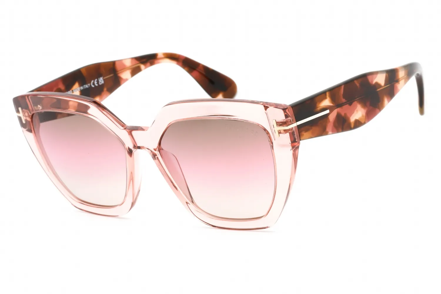 Tom Ford FT0939 72F Sunglasses Shiny Pink 56mm Women