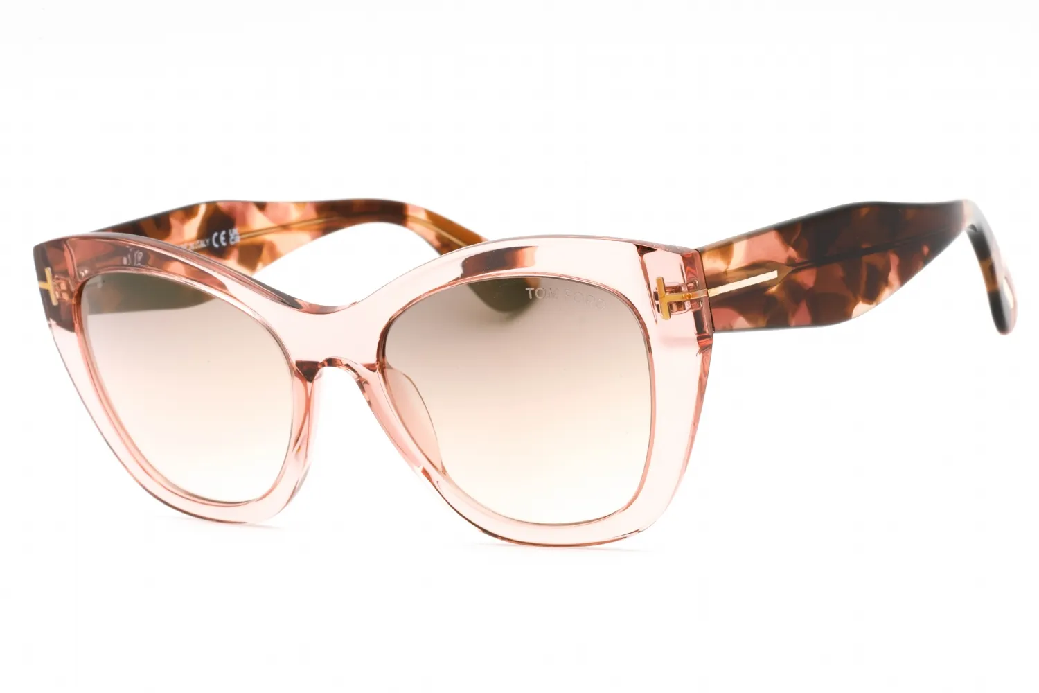 Tom Ford FT0940 72G Sunglasses Shiny Pink 56mm Women