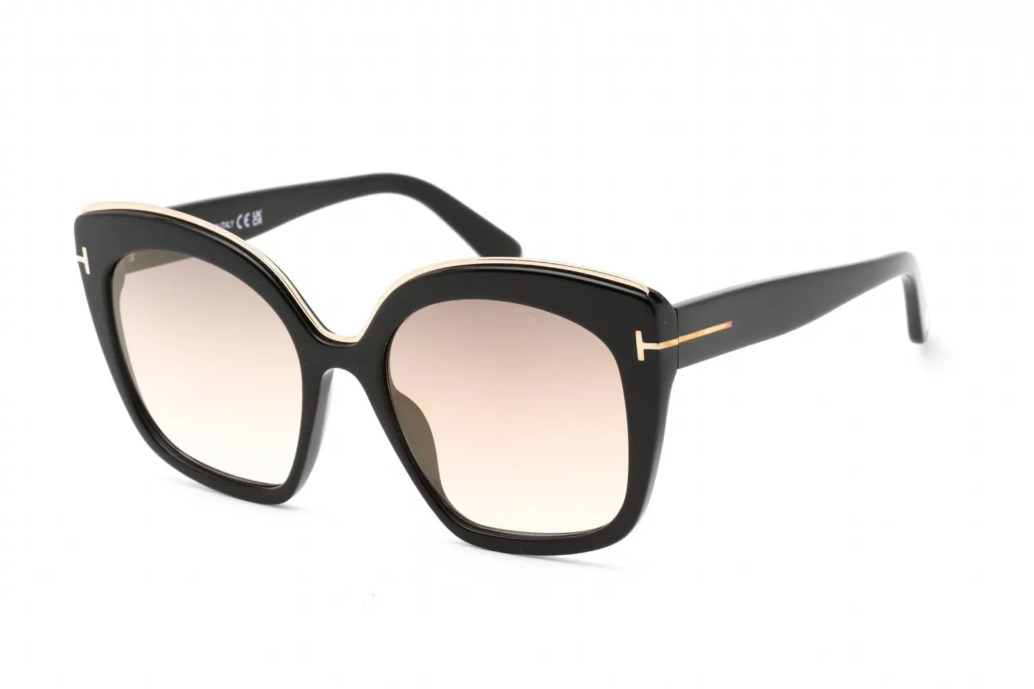Tom Ford FT0944 01G Sunglasses Shiny Black 55mm Women