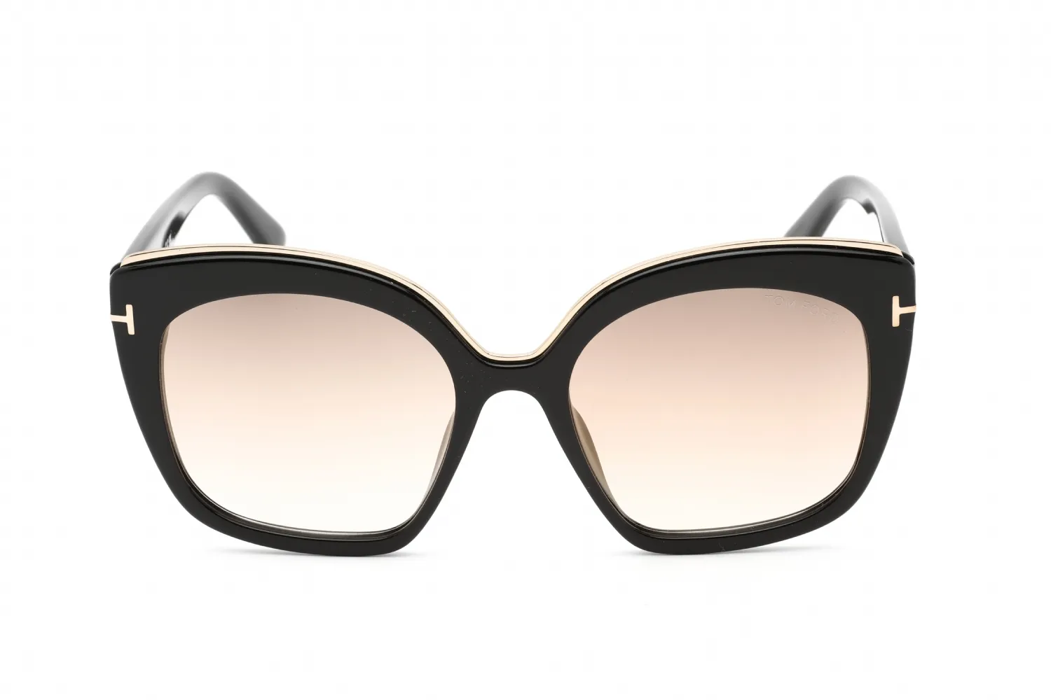 Tom Ford FT0944 01G Sunglasses Shiny Black 55mm Women 2