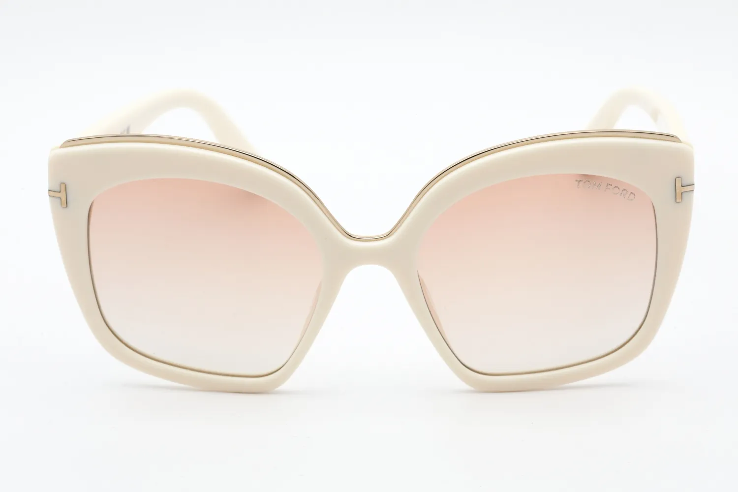 Tom Ford FT0944 25T Sunglasses Ivory 55mm Women 2