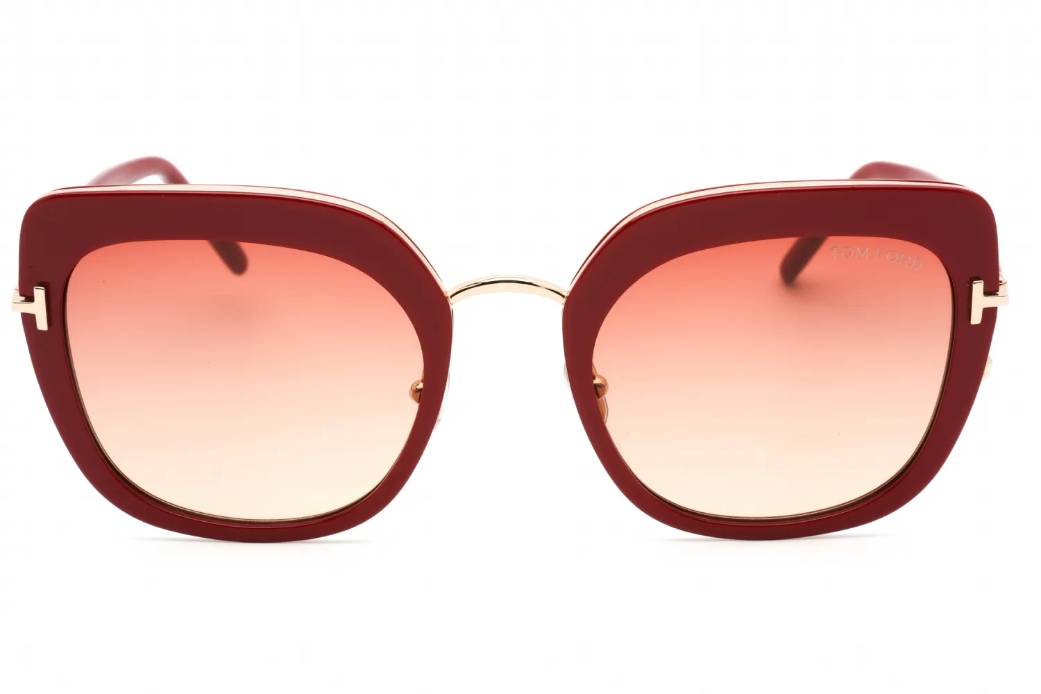 Tom Ford FT0945 66T Sunglasses Shiny Red 55mm Women 2