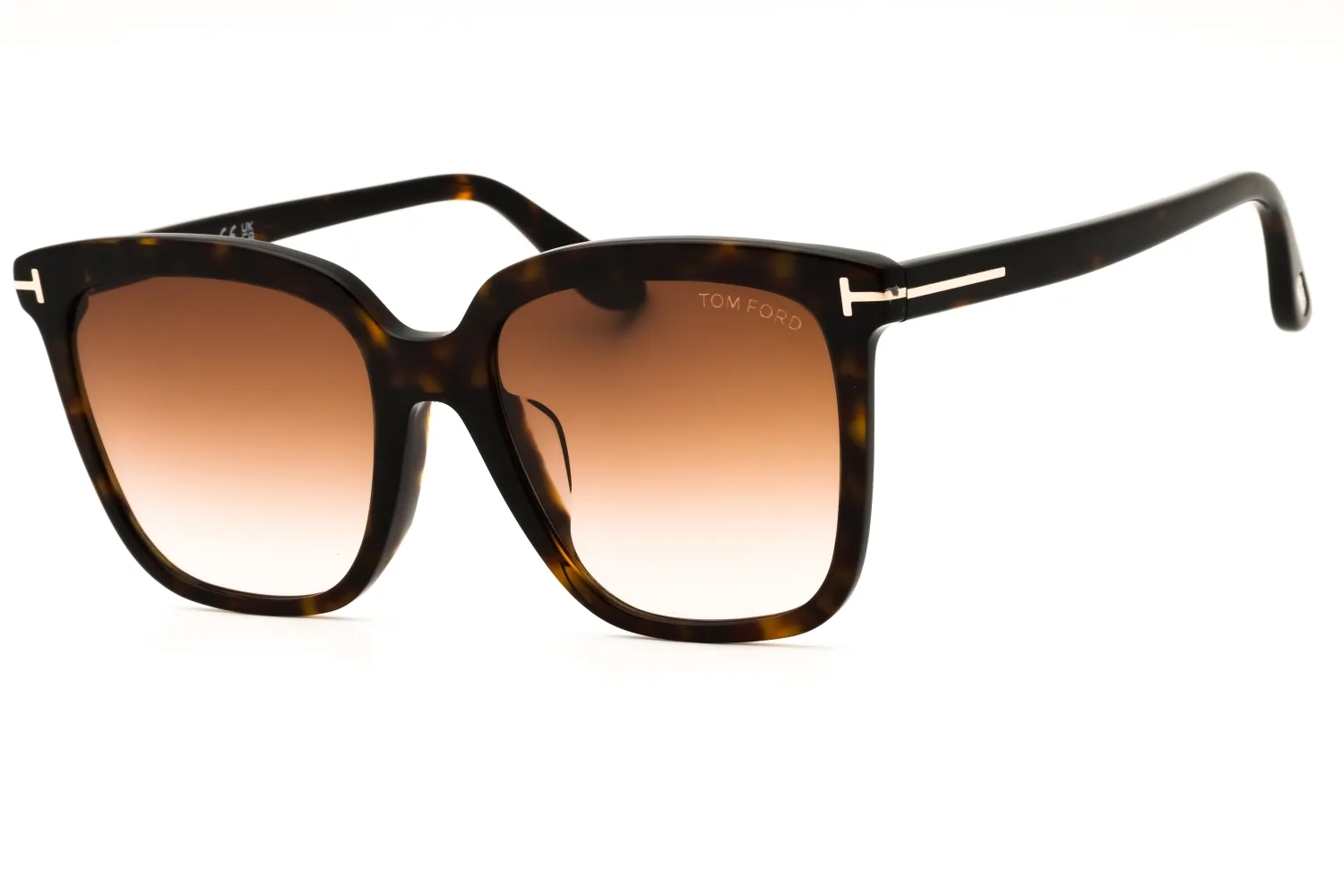 Tom Ford FT0958-D 52F Sunglasses Dark Havana 55mm Women