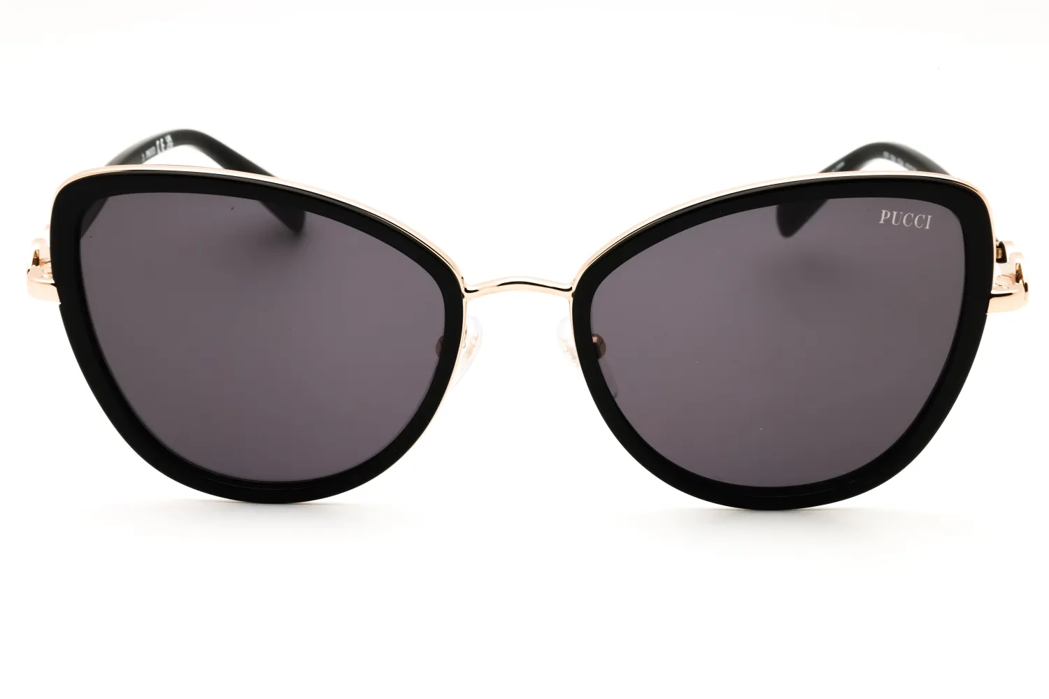 Emilio Pucci EP0184 05A Sunglasses Black 57mm Women 2