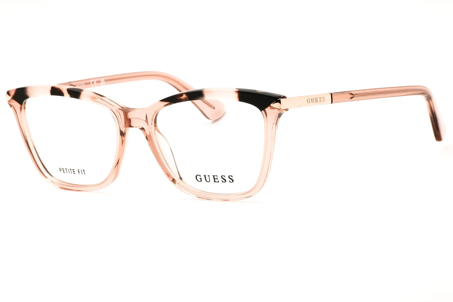 Guess GU2880 057 Eyeglasses Shiny Beige 49mm Women