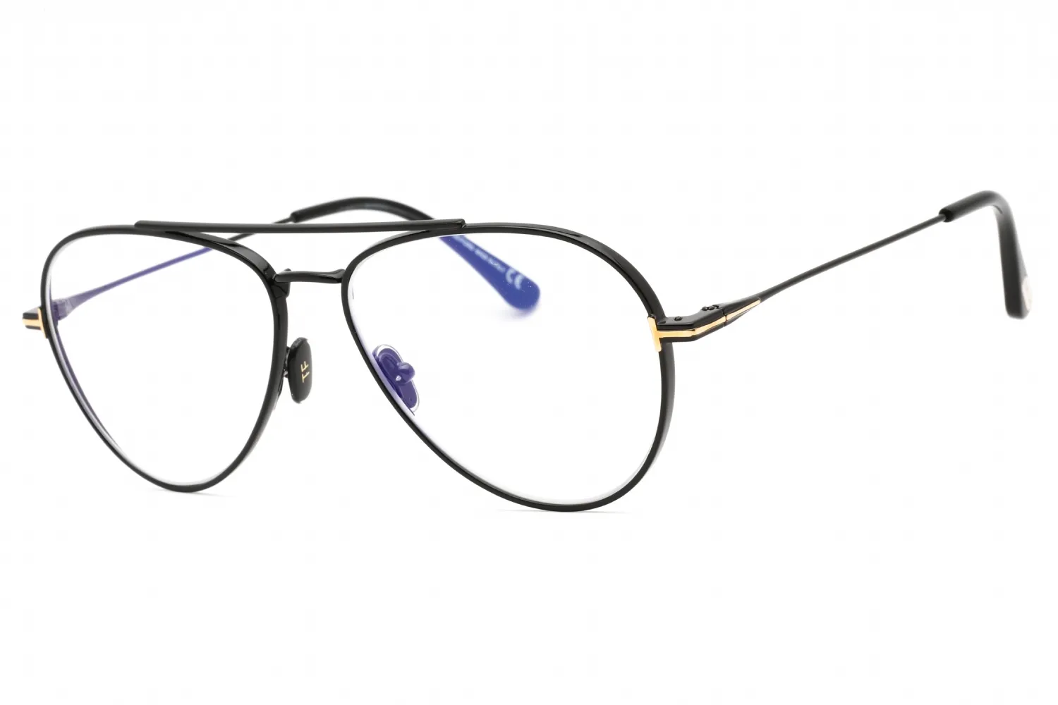 Tom Ford FT5800-B 001 Eyeglasses Shiny Black 56mm Unisex