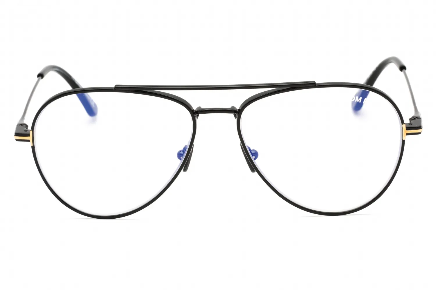 Tom Ford FT5800-B 001 Eyeglasses Shiny Black 56mm Unisex 2