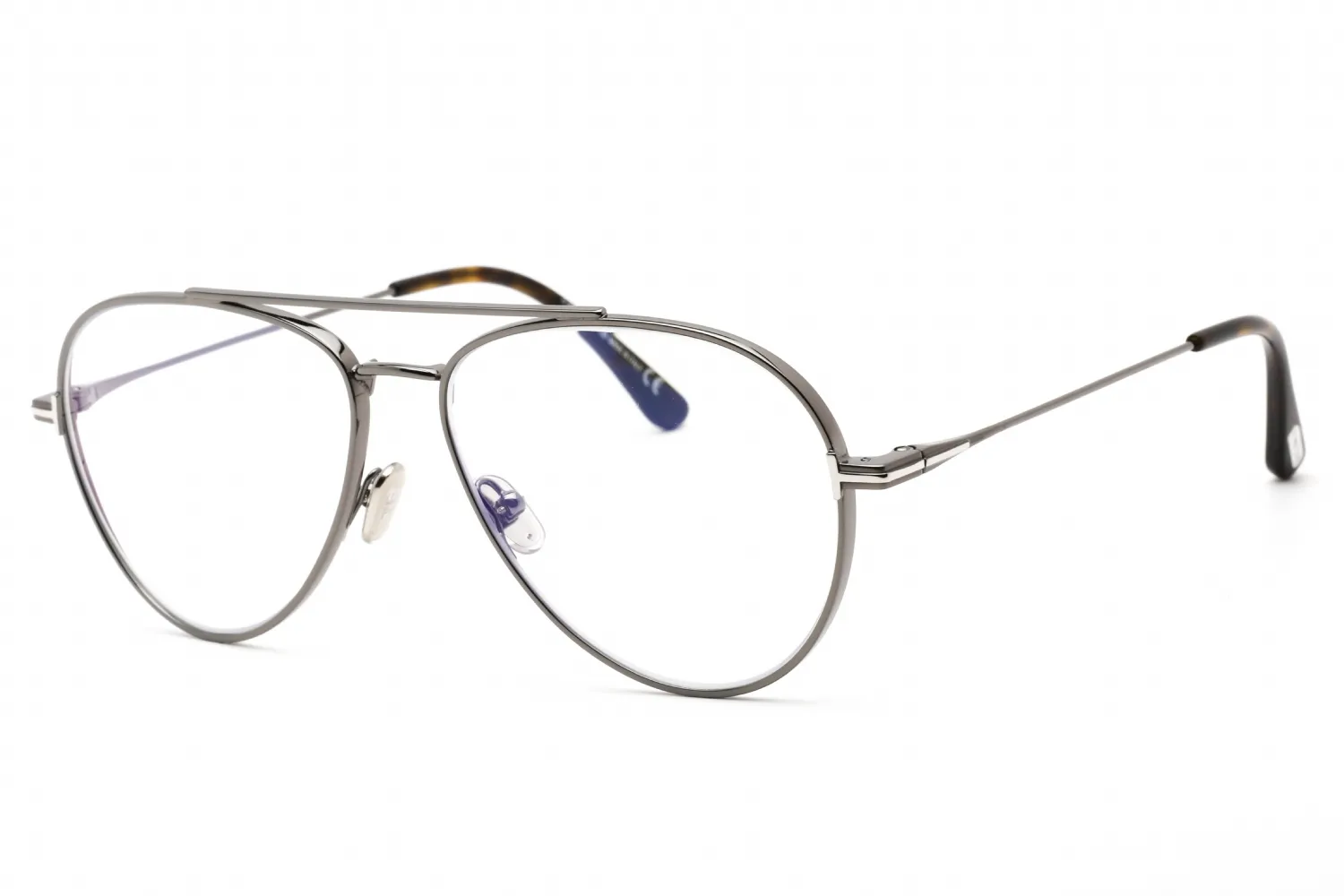 Tom Ford FT5800-B 008 Eyeglasses Shiny Gunmetal 56mm Unisex